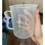 Ca nhựa chia vạch đinh lượng đong hóa chất, chất lỏng, pha chế 1000ml