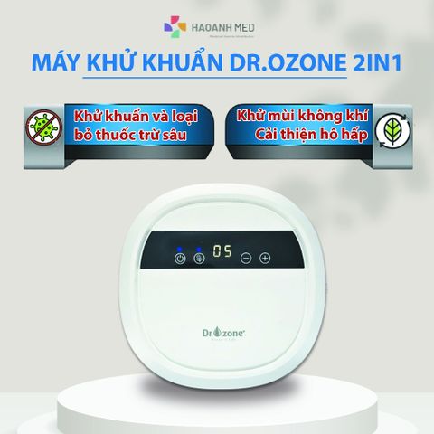 Máy Tạo Ozone Đa Năng, Sục Khử Độc Rau Quả Và Diệt Khuẩn Khử Mùi Không Khí Dr.Ozone 400mg/h