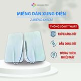 Cặp Miếng Dán Xung Điện Cho Máy Điện Xung - Kích Thước 6x9cm