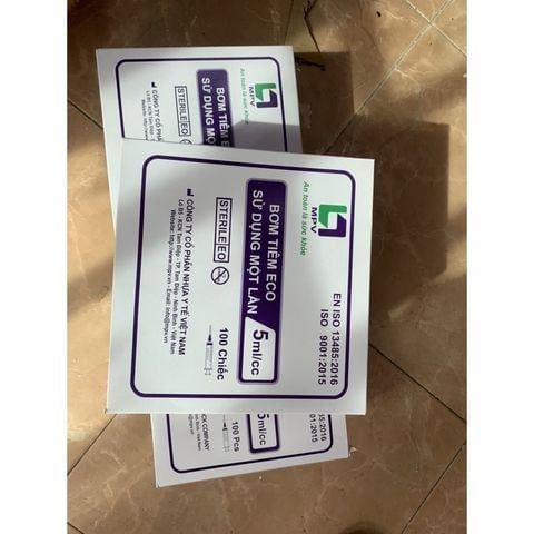 Bơm kim tiêm y tế vô trùng MPV ECO SYRINGE 5ml