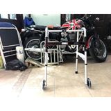 Khung inox tập đi bánh nhỏ