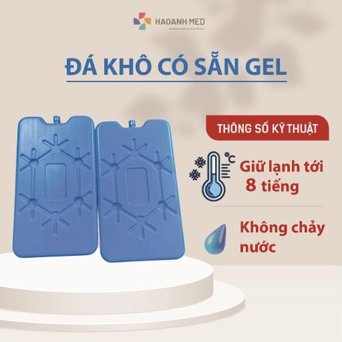 Đá Khô Cho Quạt Điều Hòa Hơi Nước, Bảo Quản Thức Ăn Đi Camping Kích Thước 14x25x1.5cm