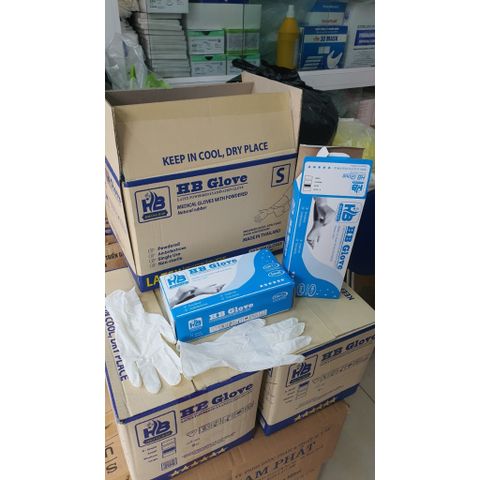 Găng cao su Tay y tế Latex không bột - HB Glove XS