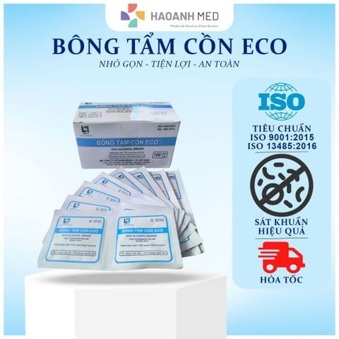 Miếng Gạc Tẩm Cồn Sát Khuẩn ECO Alcohol swabs