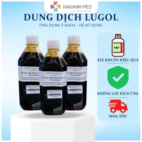 Dung dịch Lugol 1% chai 500ml