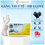 Găng cao su Tay y tế Latex có bột - HB Glove XS
