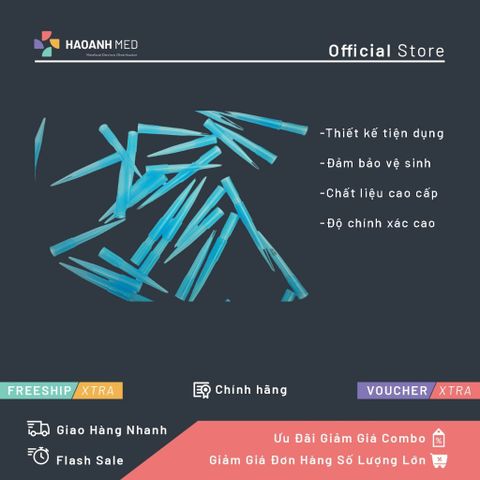 Đầu col Trắng Pipette 10ul - Túi 1000 cái