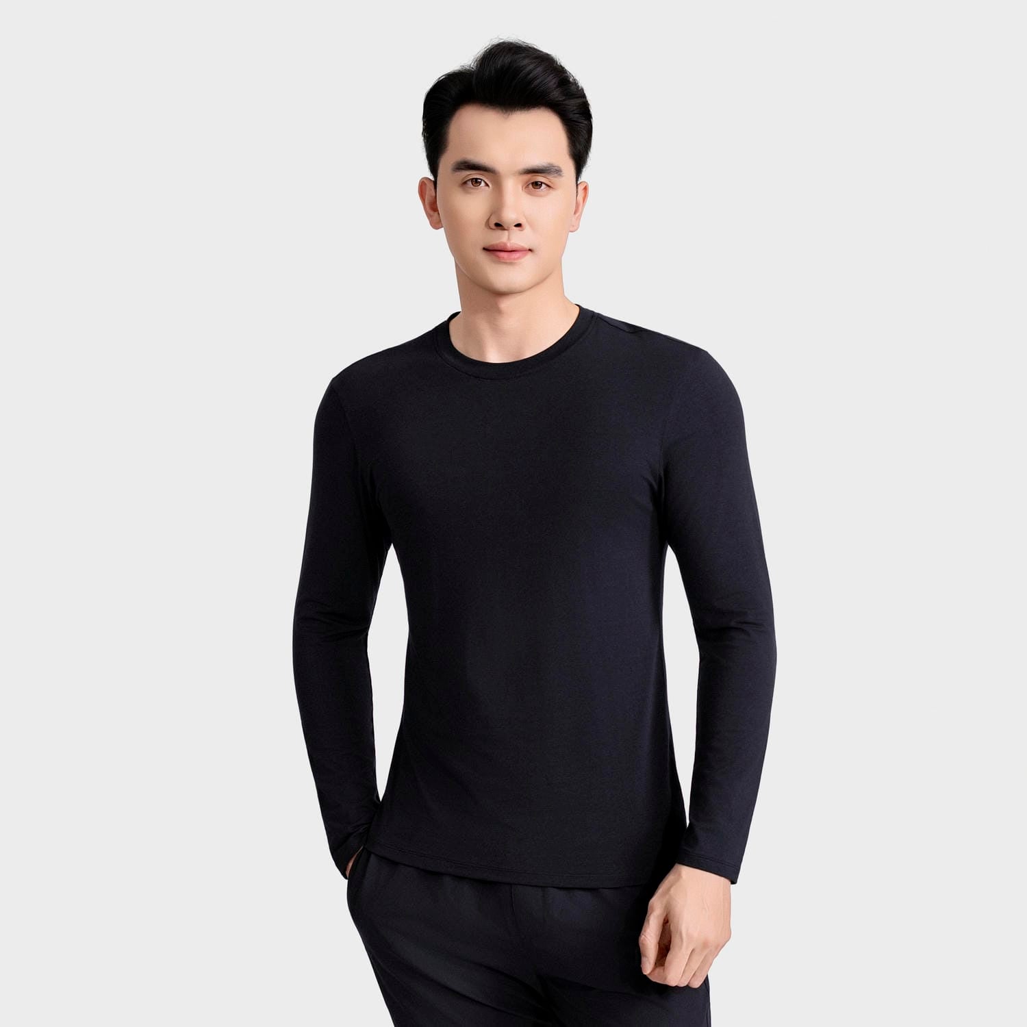 Áo Thun Giữ Nhiệt Nam Aristino Body Fit ALT010BS0