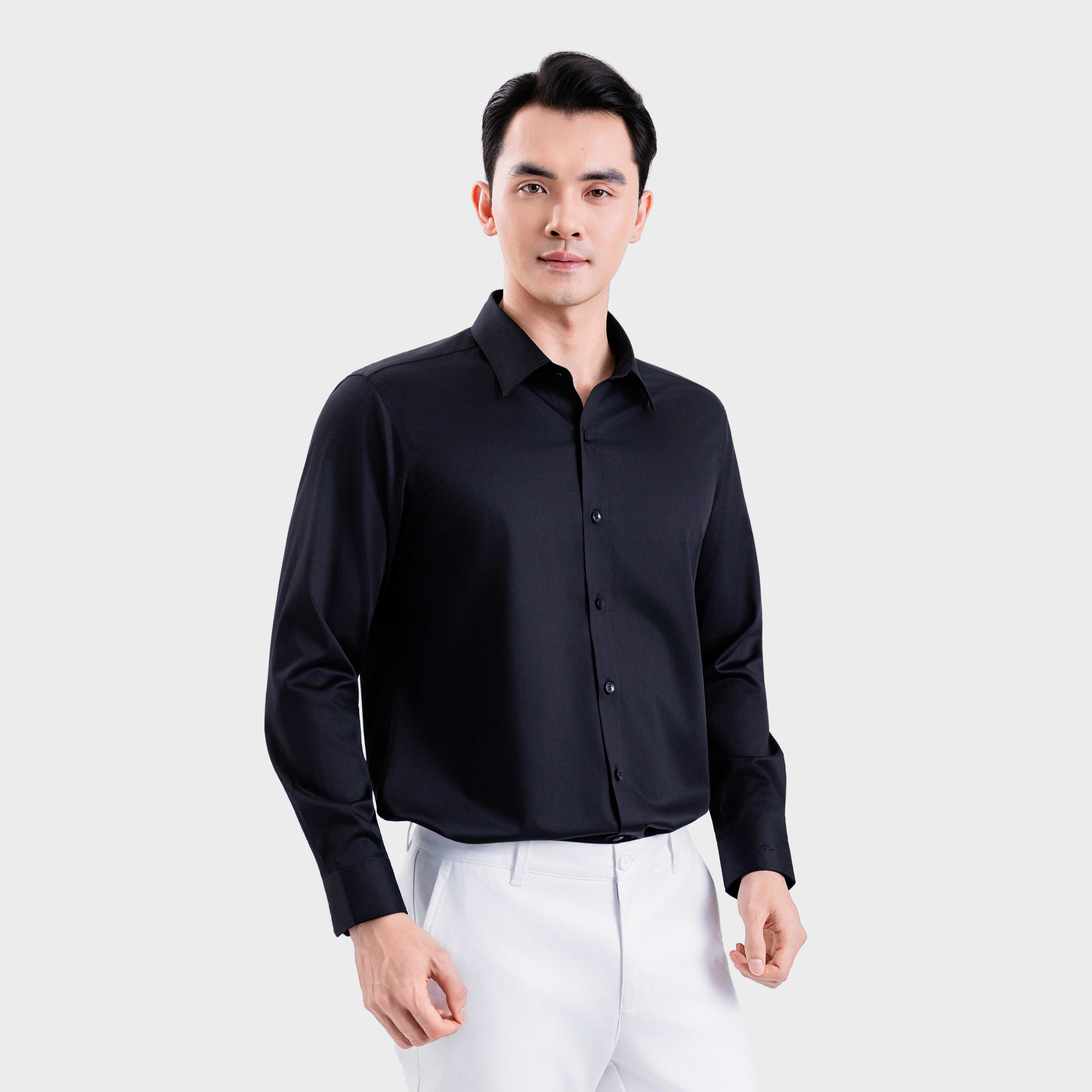 Áo Sơ Mi Dài Tay Nam Aristino Regular Fit ALS426S0H2
