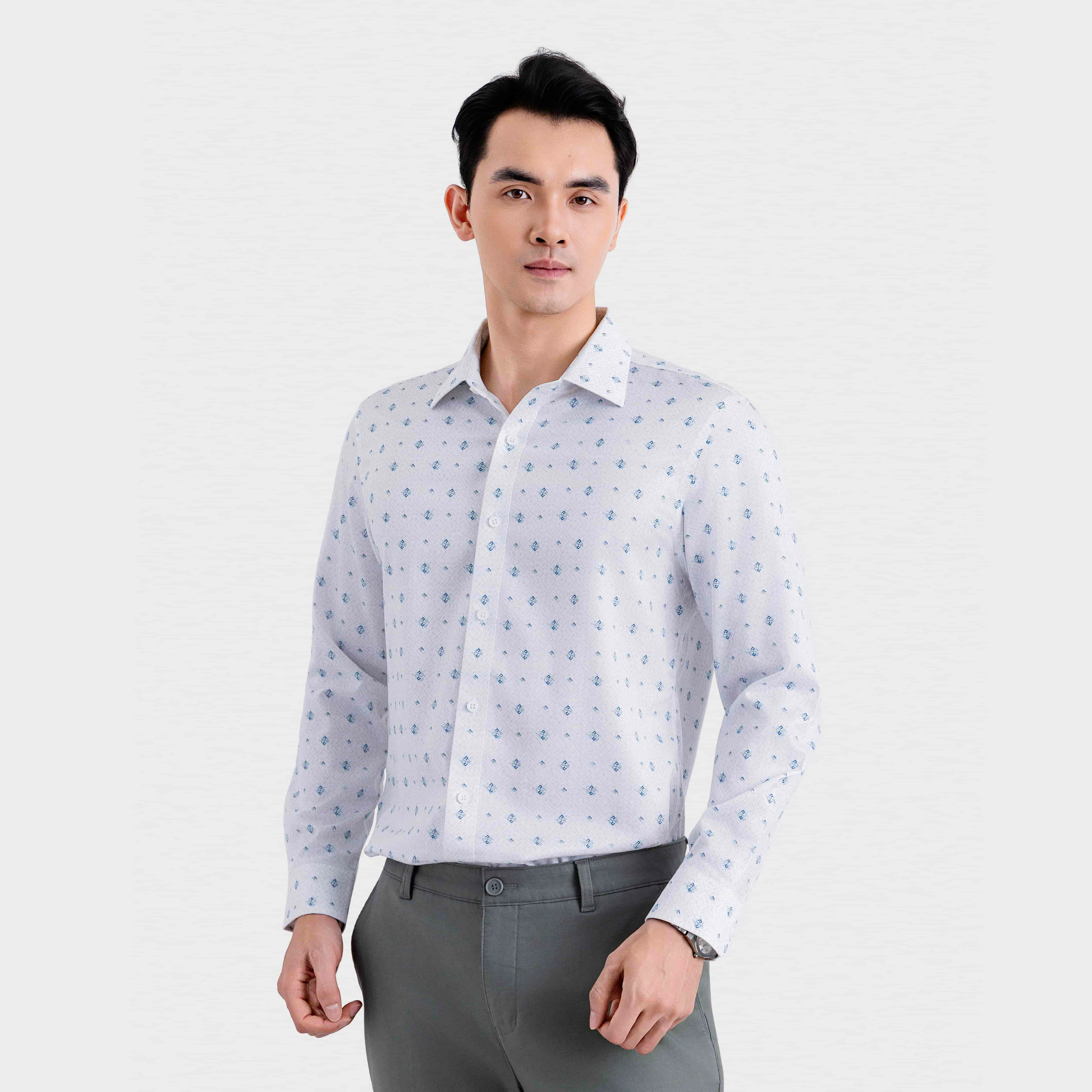 Áo Sơ Mi Dài Tay Nam Aristino Business Slim Fit 1LS258S0H2