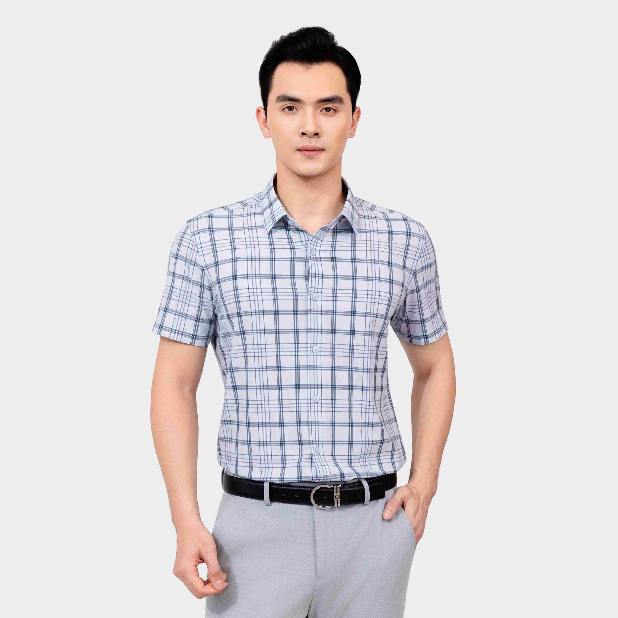 Áo Sơ Mi Ngắn Tay Nam Aristino Business Slim Fit 1SS210SAH2
