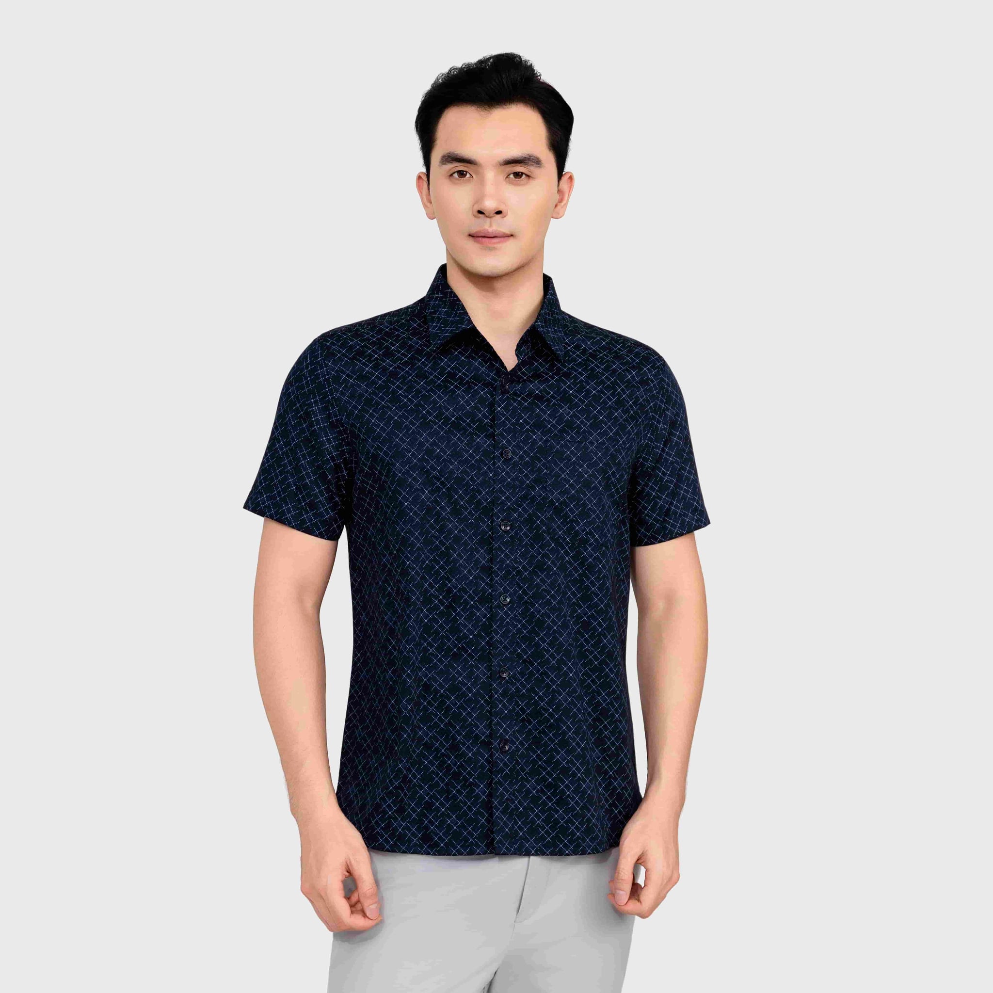 Áo Sơ Mi Ngắn Tay Nam Aristino Business Perfect Fit 1SS211SAH2