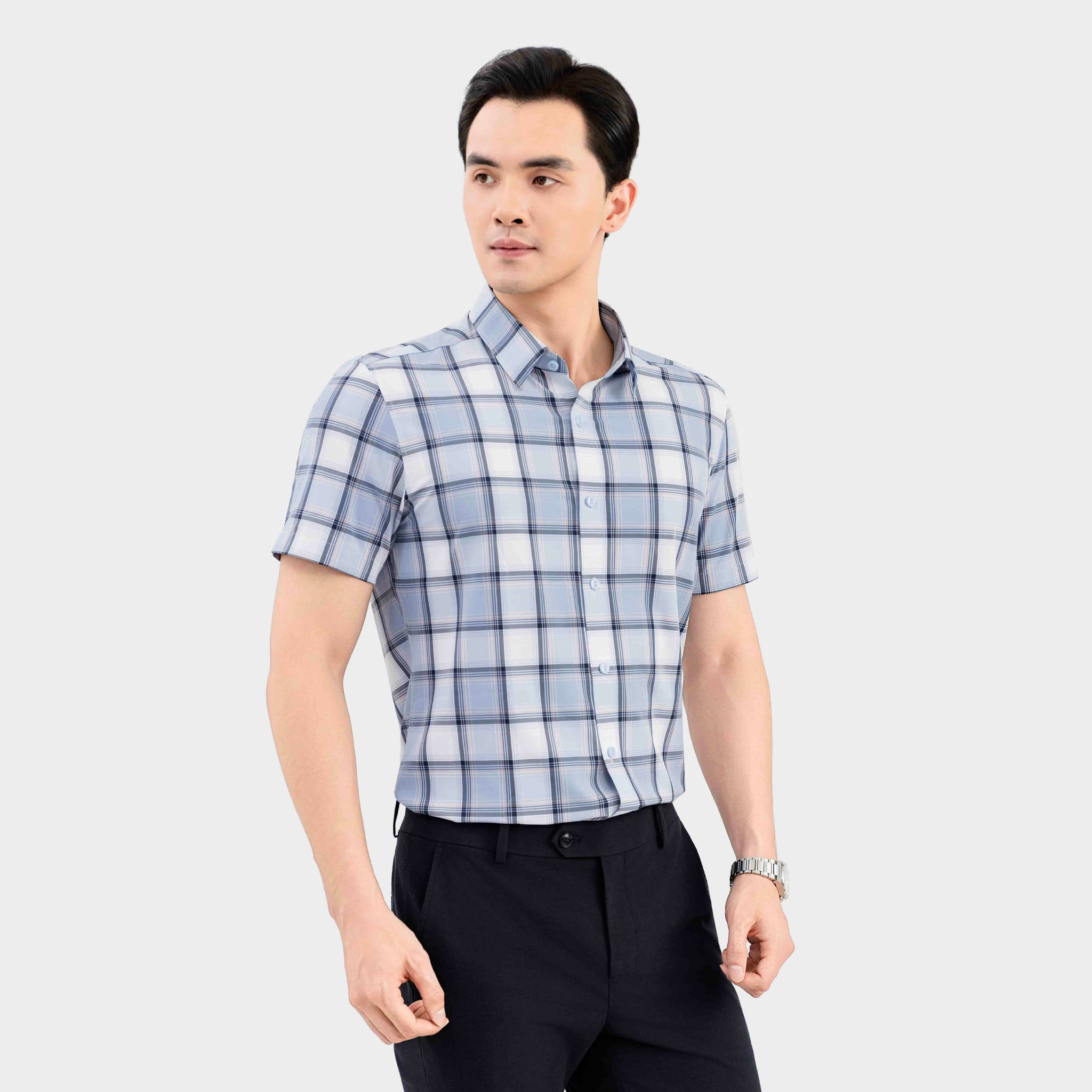 Áo Sơ Mi Ngắn Tay Nam Aristino Business Slim Fit 1SS209SAH2