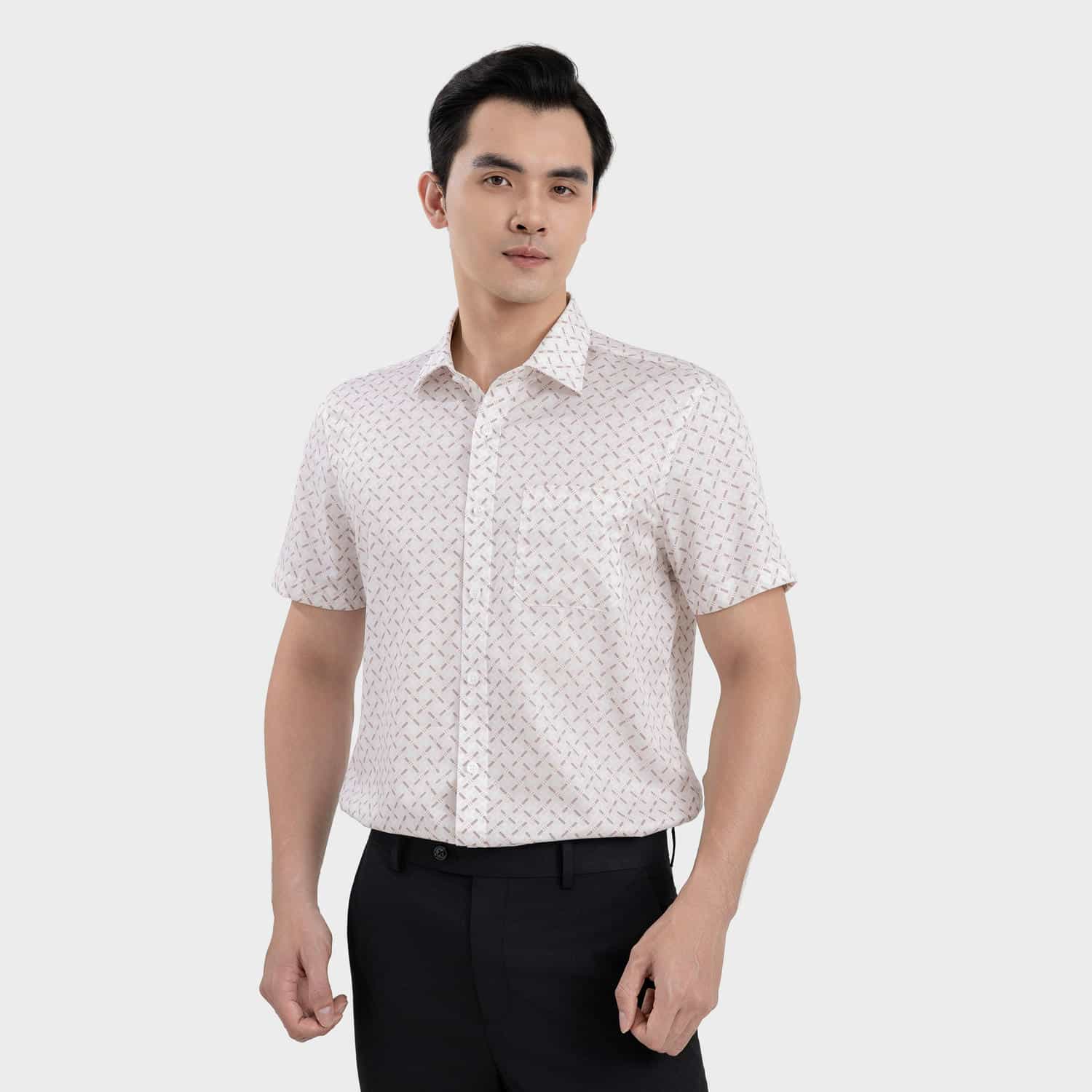 Áo Sơ Mi Ngắn Tay Nam Aristino Business Regular Fit 1SS214SAH2