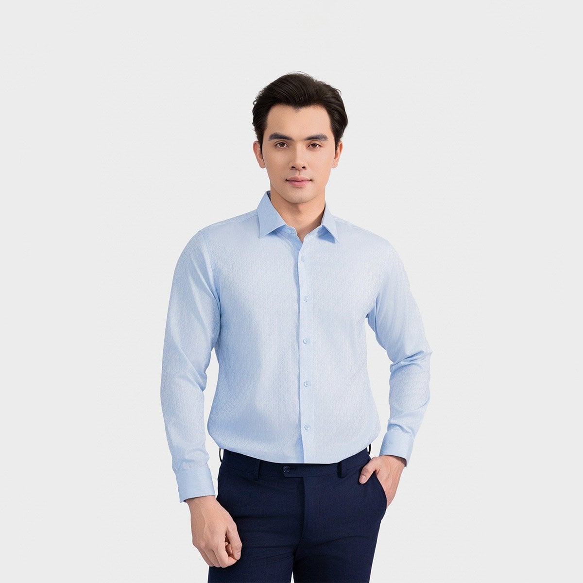 Áo Sơ Mi Nam Aristino Business Regular Fit 1LS0470S3