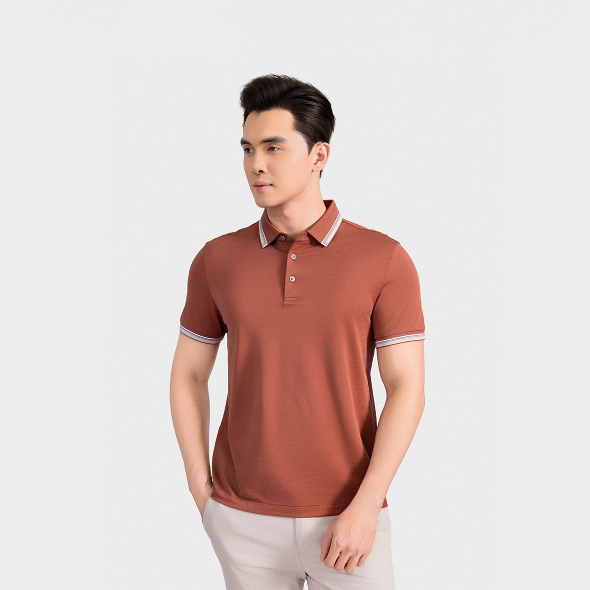 Áo Polo Nam Minimal Quiet Luxury Aristino Business Silk Tơ Tằm 1PS076AS3