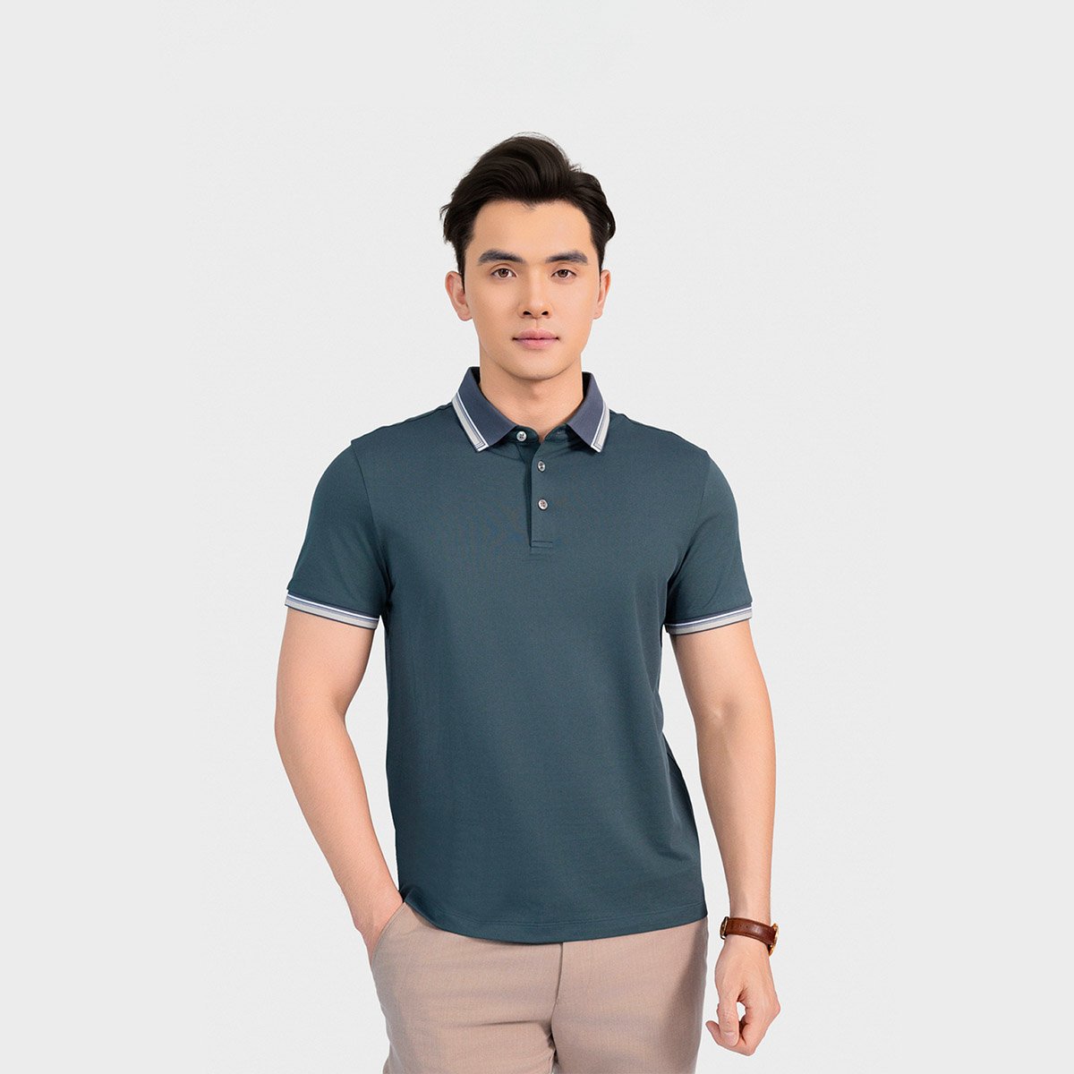 Áo Polo Nam Minimal Quiet Luxury Aristino Business Silk 1PS077AS3