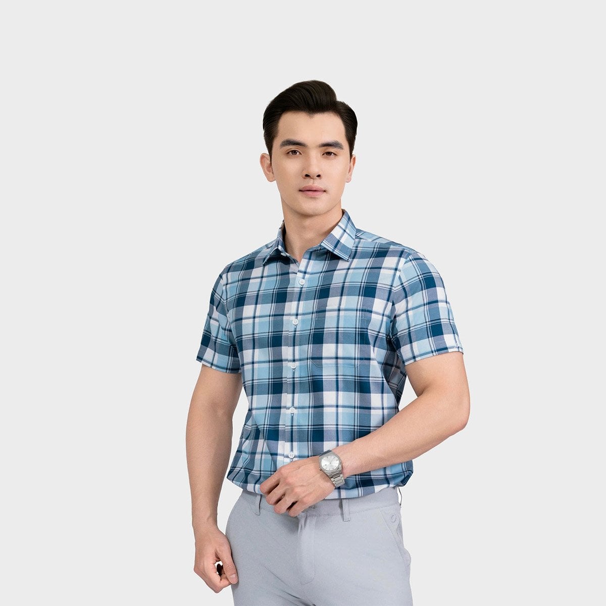 Áo Sơ Mi Nam Aristino Business Regular Fit 1SS010AS2