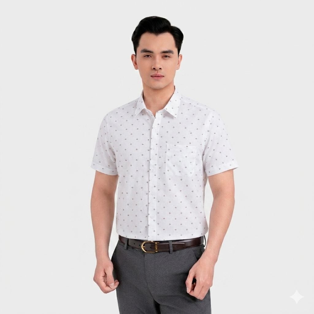 Áo Sơ Mi Ngắn Tay Nam Aristino Business Perfect Fit 1SS215SAH2