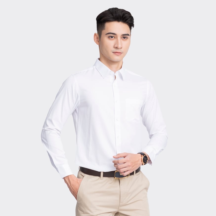 Áo Sơ Mi Trắng Nam Aristino ALS5010Z