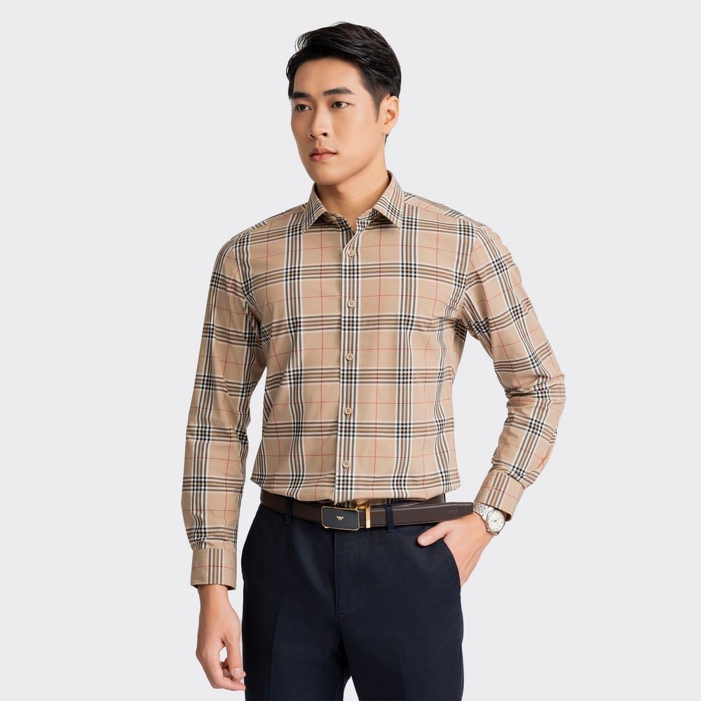 Áo Sơ Mi Kẻ Sọc Nam Aristino ALS0220Z