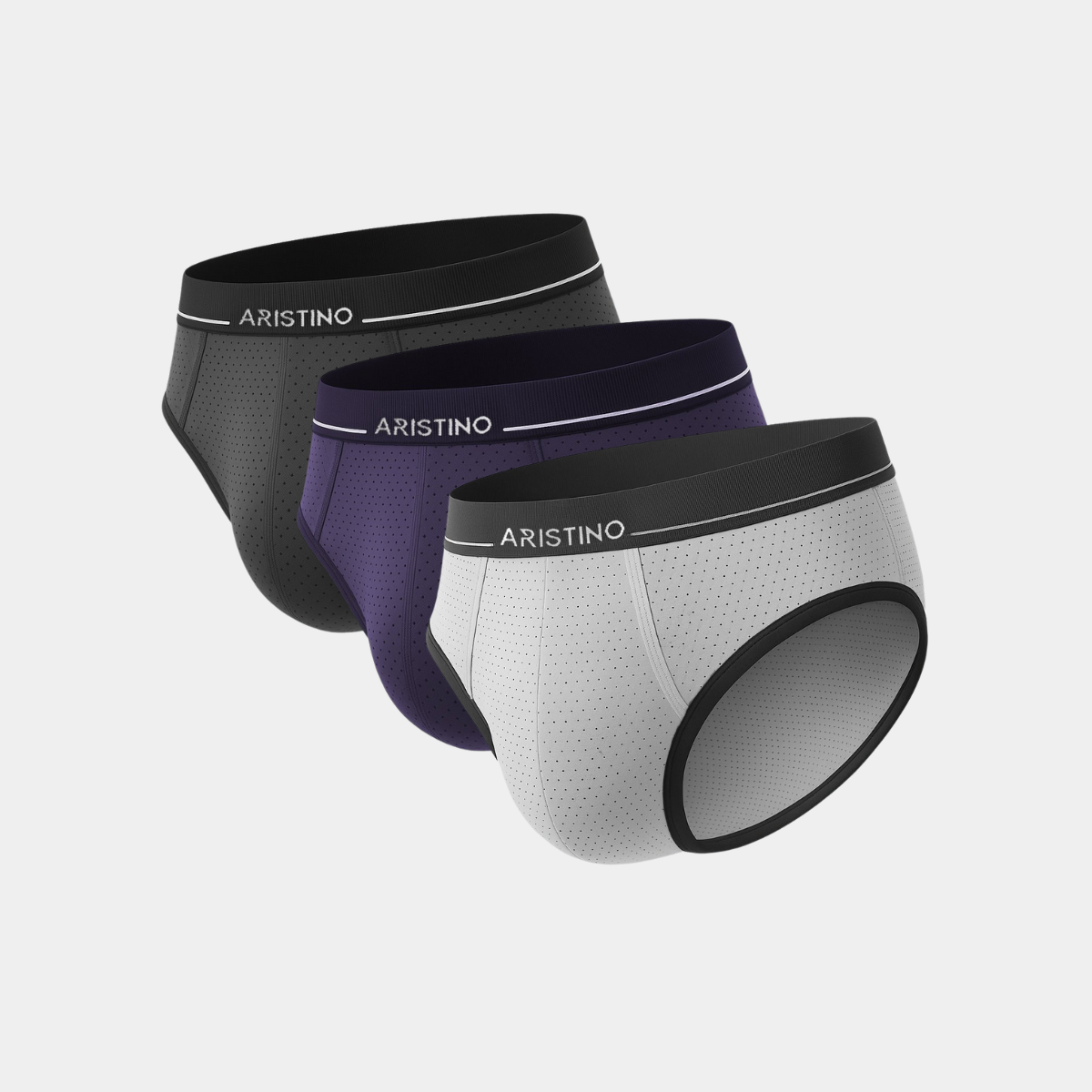 Quần lót nam Briefs Aristino Polyamide Thông hơi ABF003EXP01
