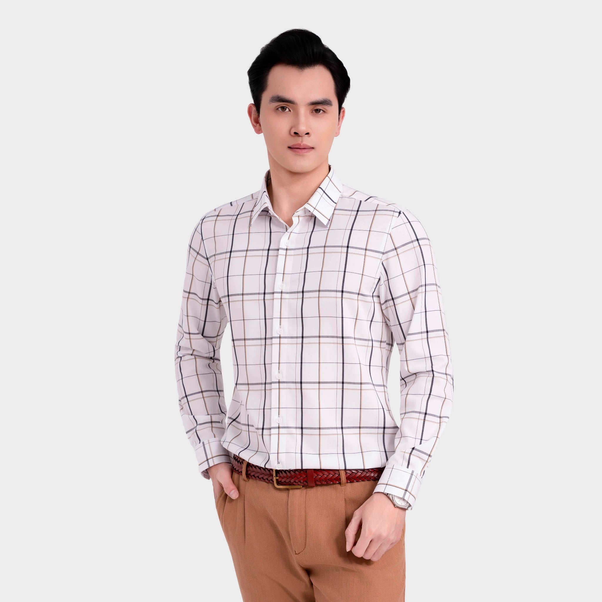 Áo Sơ Mi Nam Aristino Slim Fit ALS086F0H2