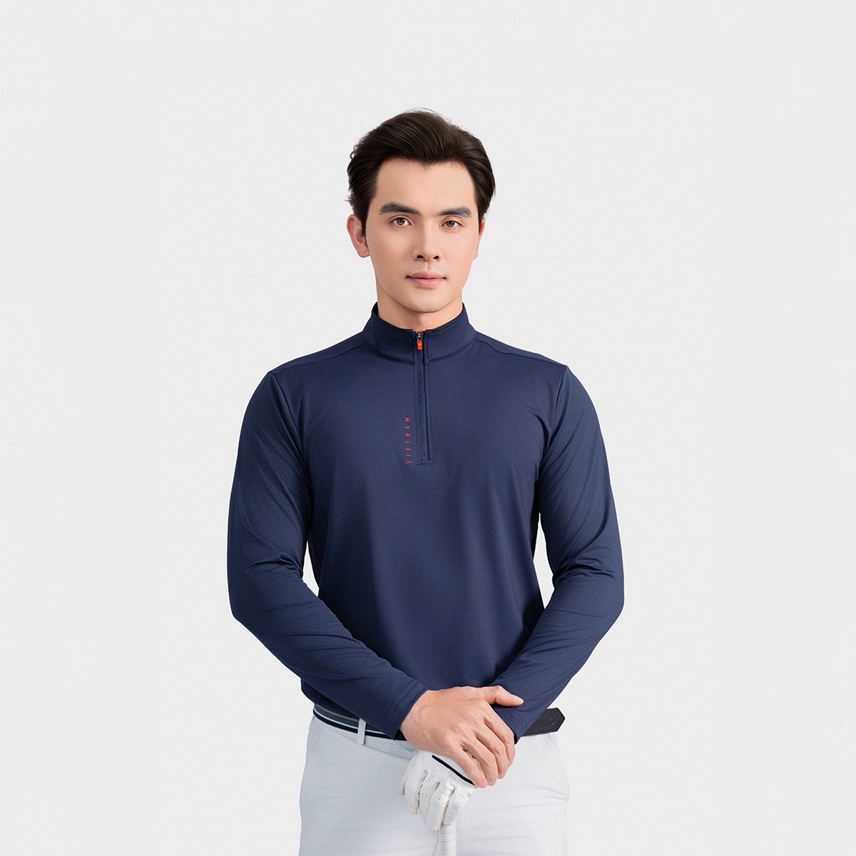 Áo Half zip Nam Aristino Golf AHZG110S2