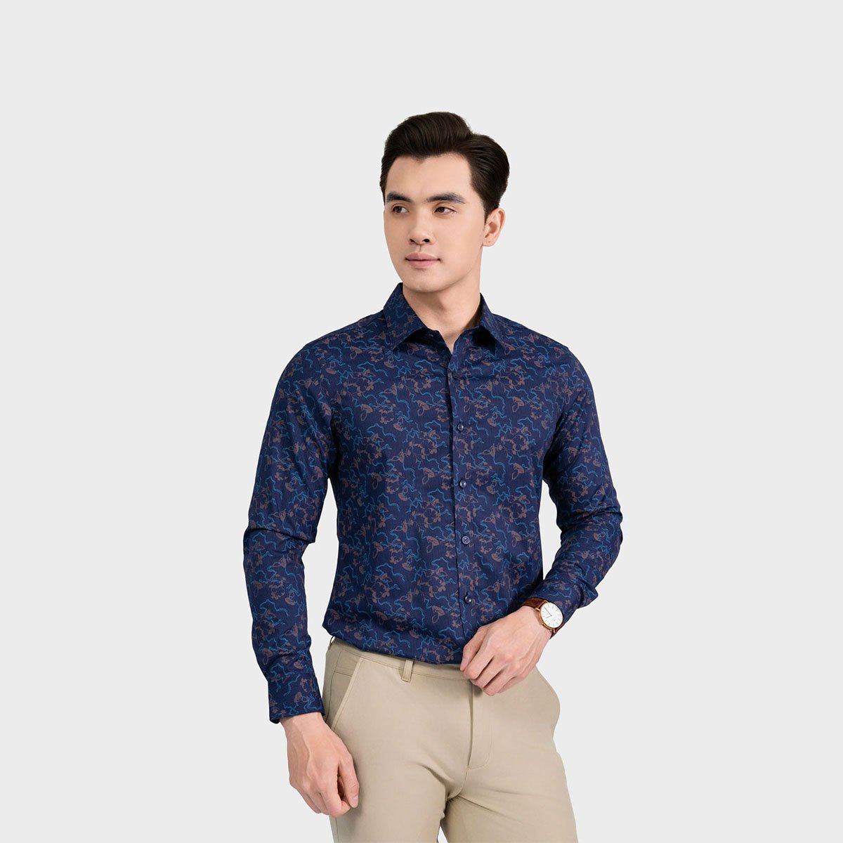 Áo Sơ Mi Nam Aristino Slim Fit ALS0870S3