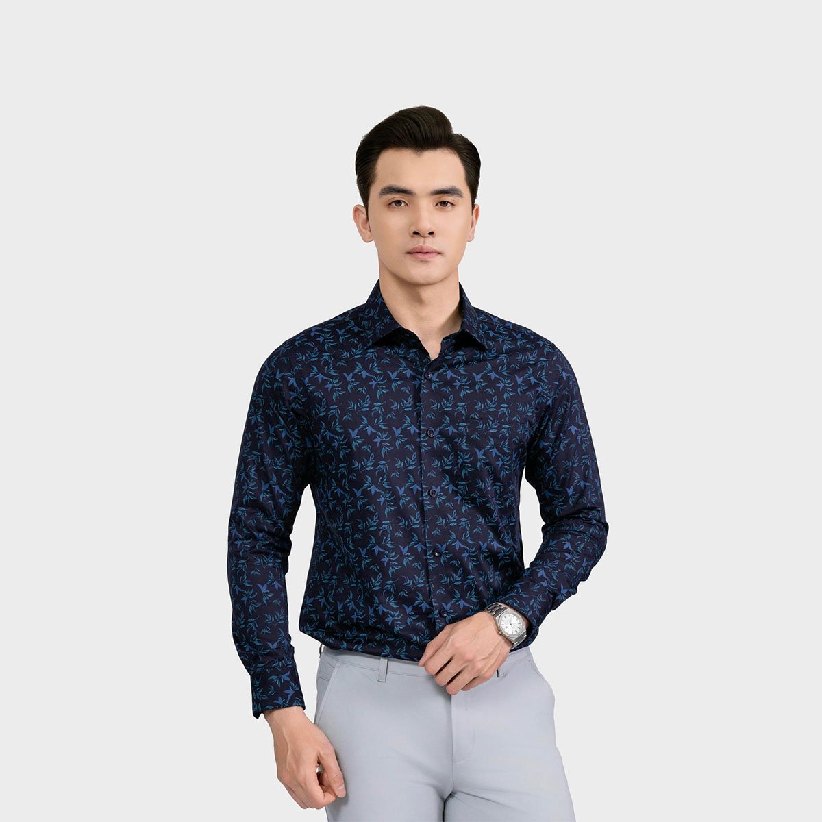 Áo Sơ Mi Nam Bamboo Aristino Regular Fit ALS0880S3