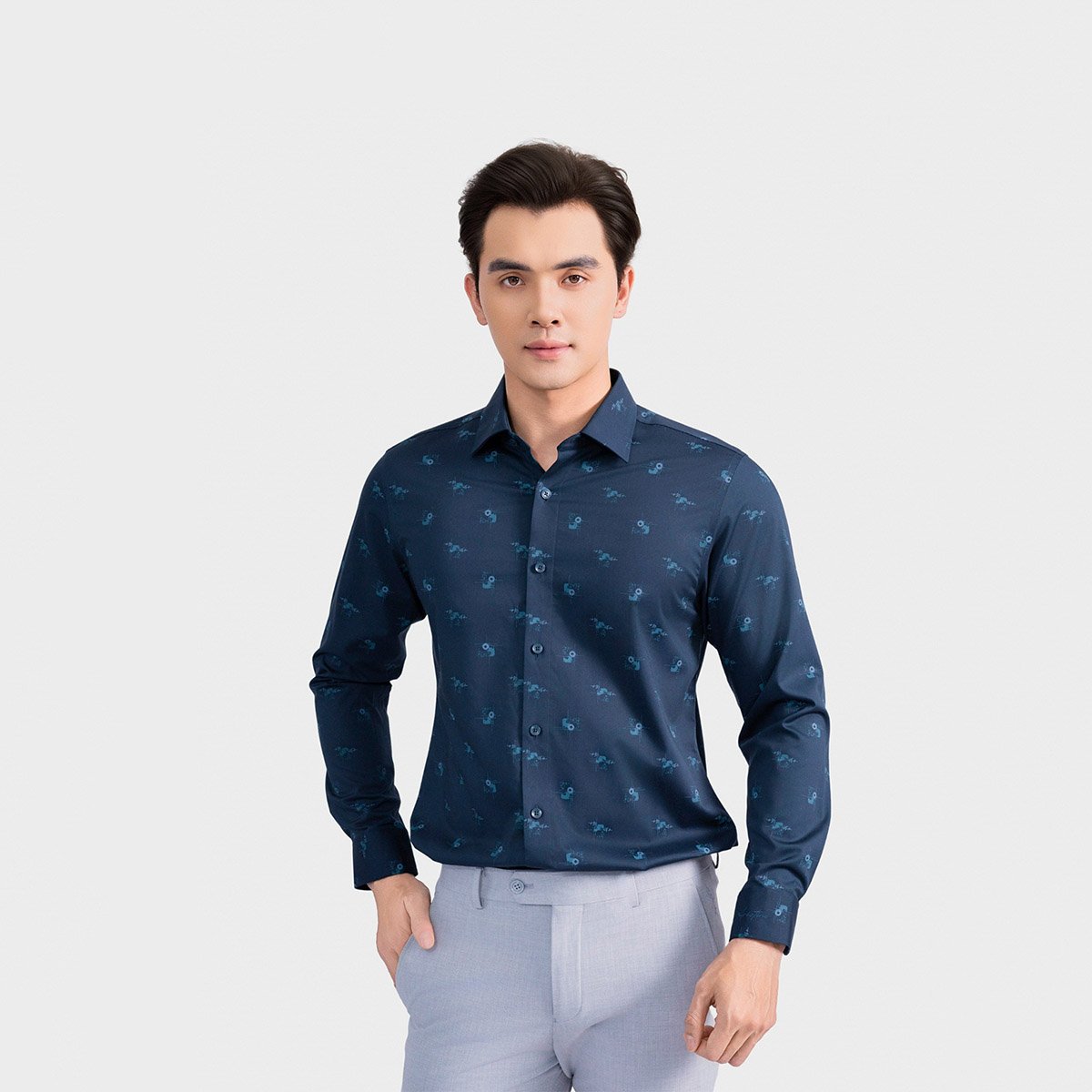 Áo Sơ Mi Nam Aristino Regular Fit ALS1010S3