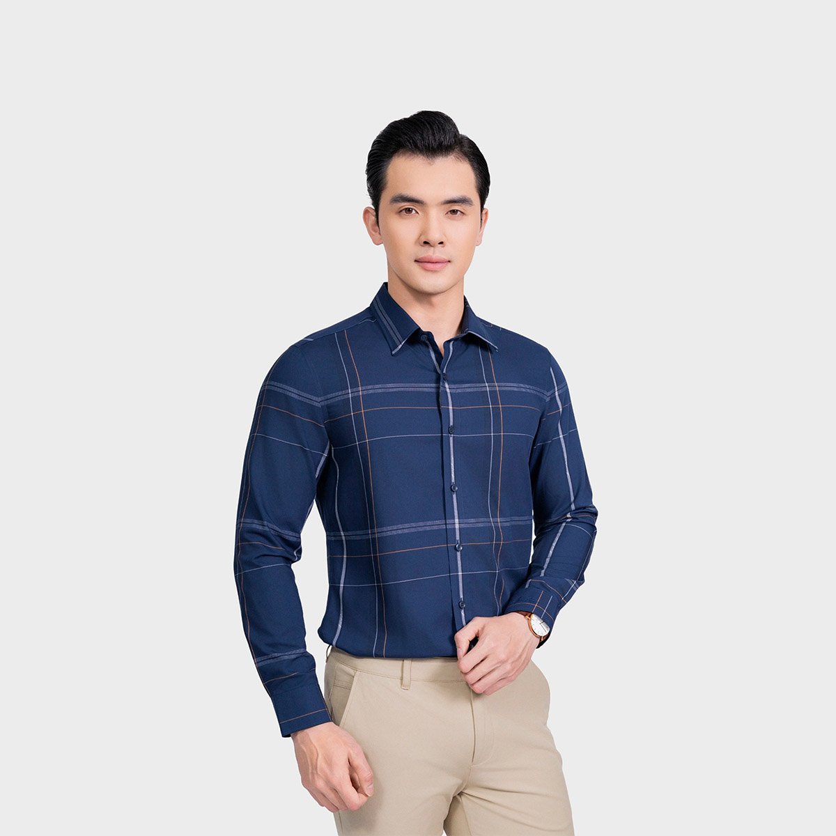 Áo Sơ Mi Nam Aristino Slim fit ALS1030S1