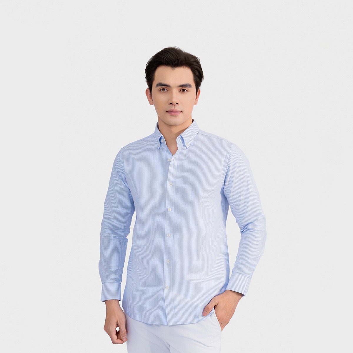 Áo Sơ Mi Nam Cotton Oxford Aristino Milano ALSU010S0