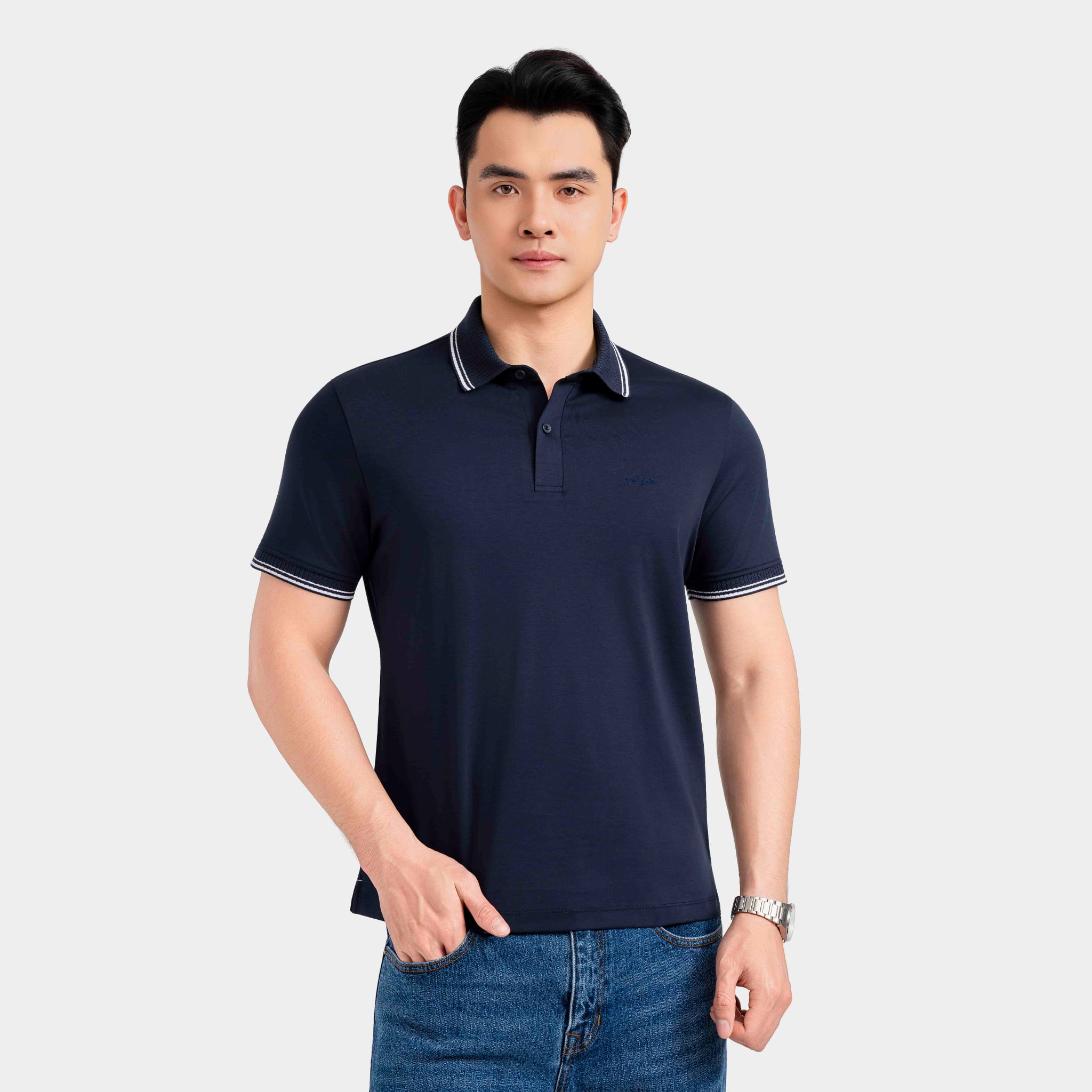 Áo Polo Nam Cotton Mercerized Aristino APS026FAH2