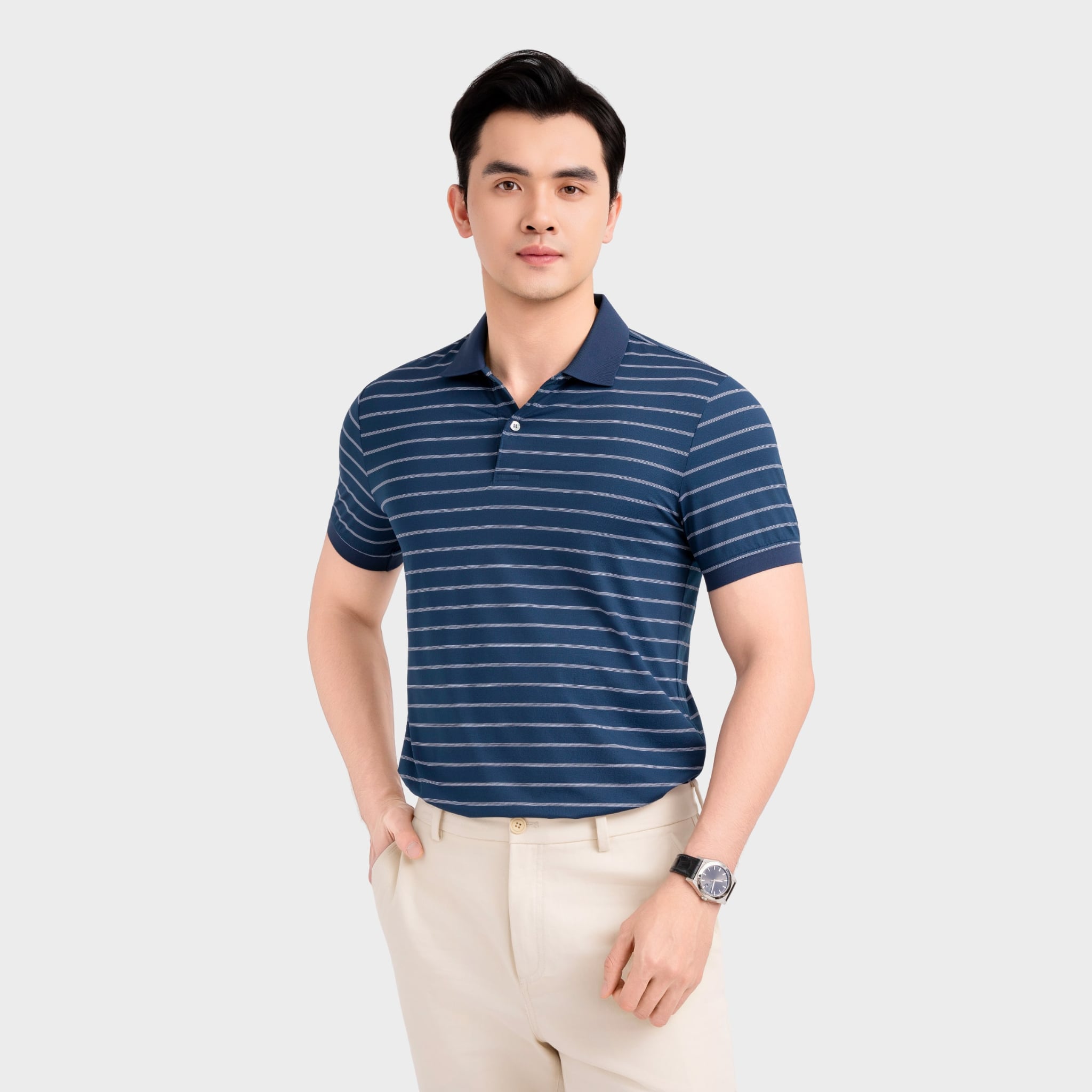 Áo Polo Ngắn Tay Nam Aristino Slim Fit APS095FAH2