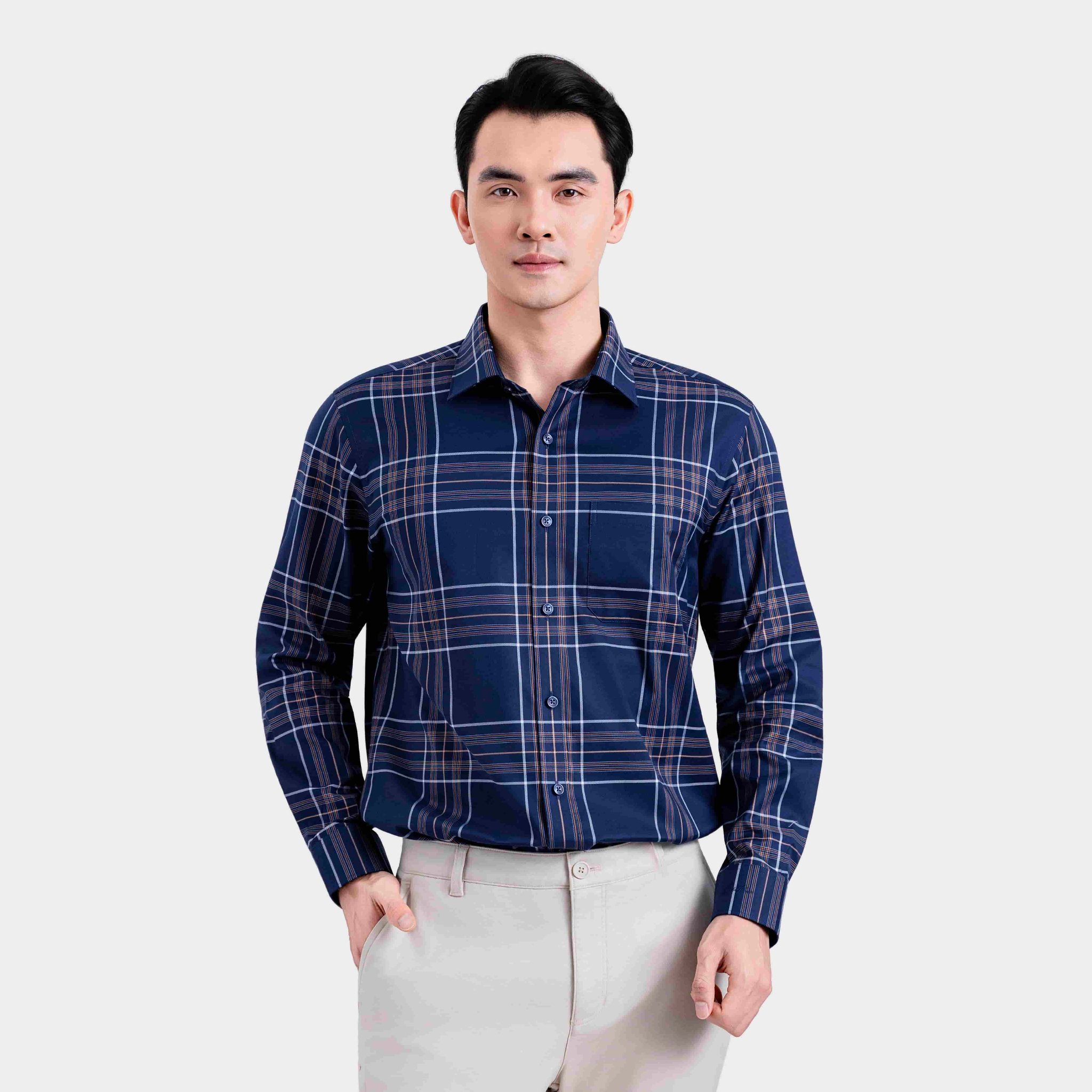 Áo Sơ Mi Dài Tay Nam Aristino Business Regular Fit 1LS255S0H2