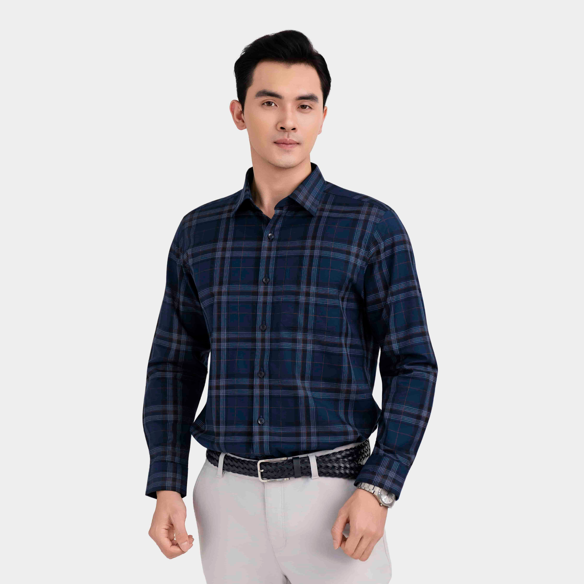 Áo Sơ Mi Dài Tay Nam Aristino Business Regular Fit 1LS257S0H2