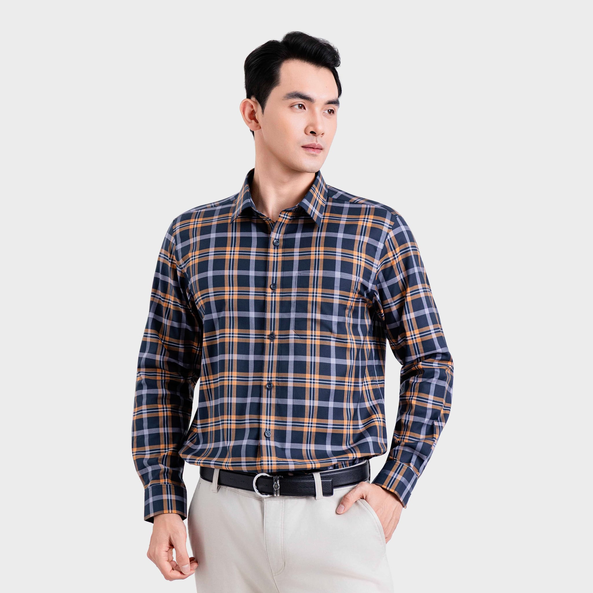 Áo Sơ Mi Dài Tay Nam Aristino Business Regular Fit 1LS261S0H2