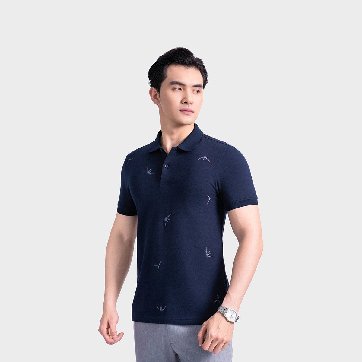 Áo Polo Thêu Nam Aristino Slim fit APS136AS4