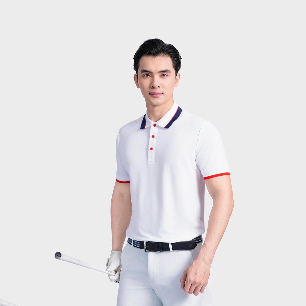 Áo Polo Trắng Nam Aristino Golf APSG07AS1