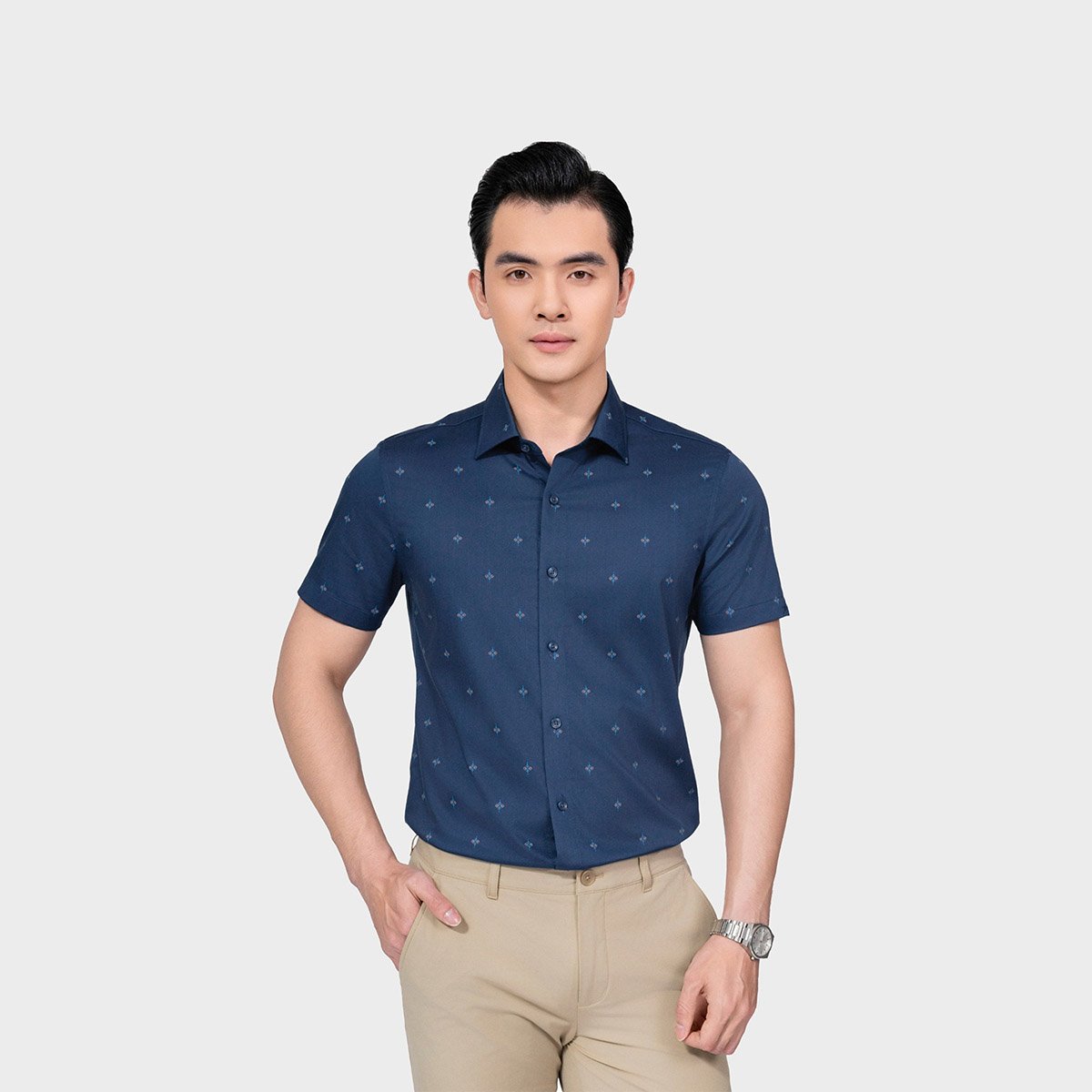 Áo Sơ Mi Nam Aristino Regular Fit ASS100AS3