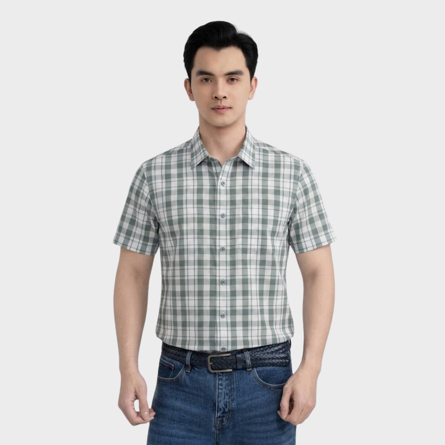 Áo Sơ Mi Nam Kẻ Aristino Perfect Fit ASS084AS3