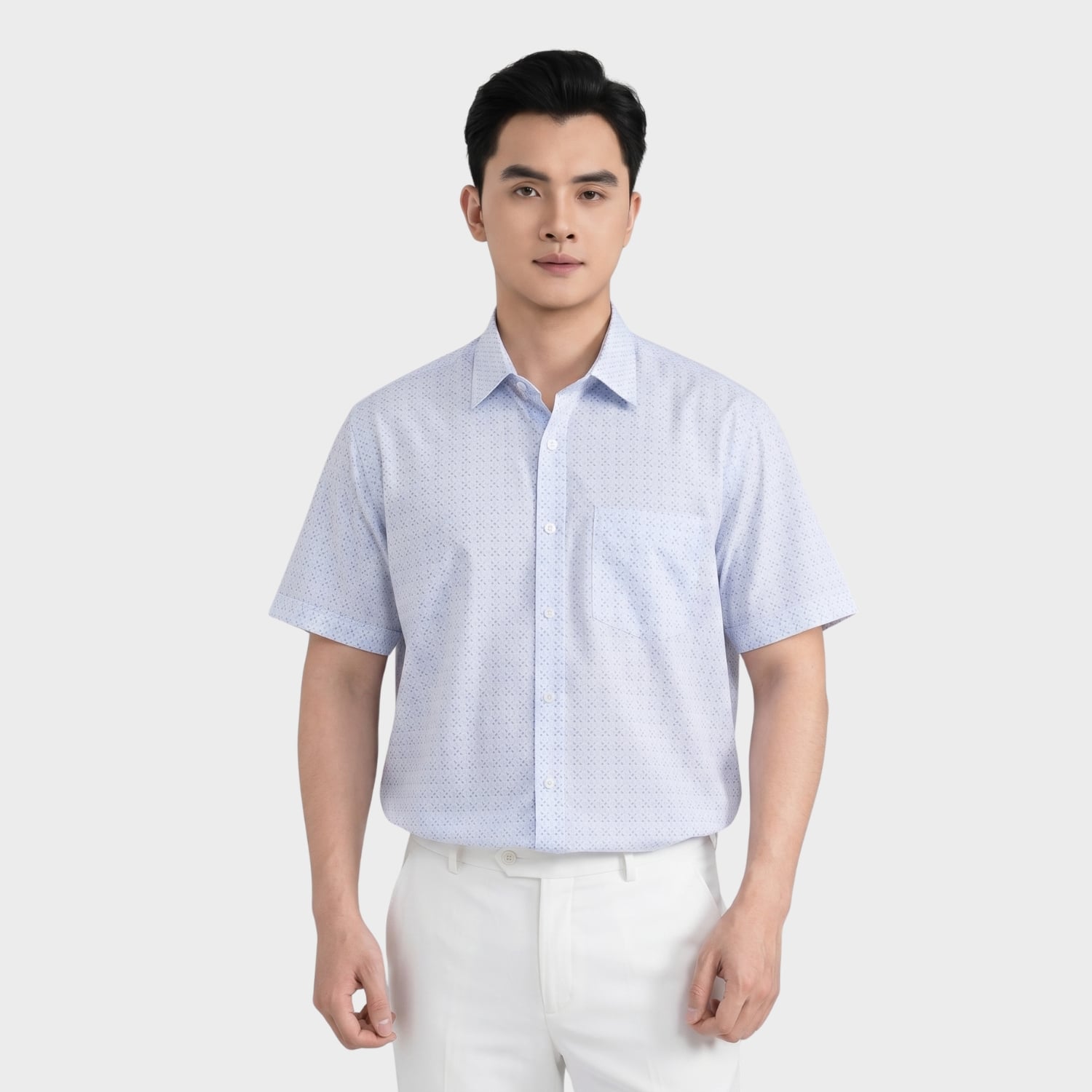 Áo Sơ Mi Nam Aristino Perfect fit in họa tiết ASS031AS3
