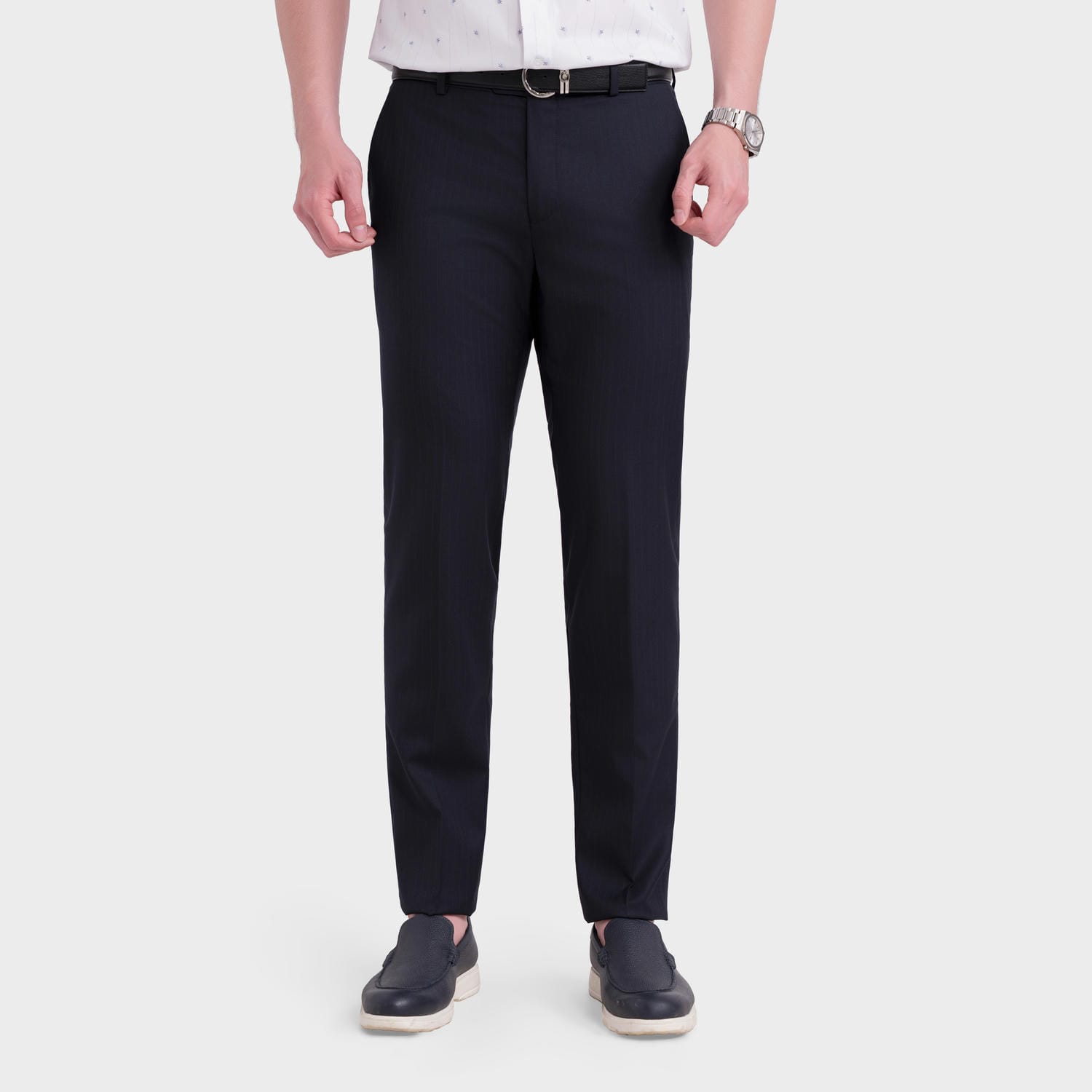 Quần Âu Nam Kẻ Wool Aristino Business 1TR213S0H2