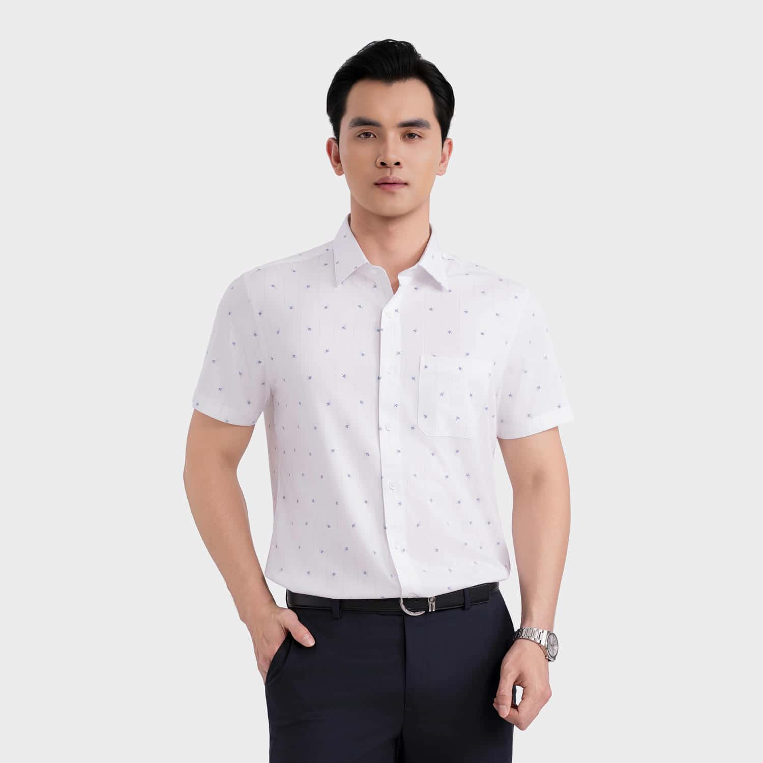 Áo Sơ Mi Nam Aristino Regular Fit ASS568SAH2