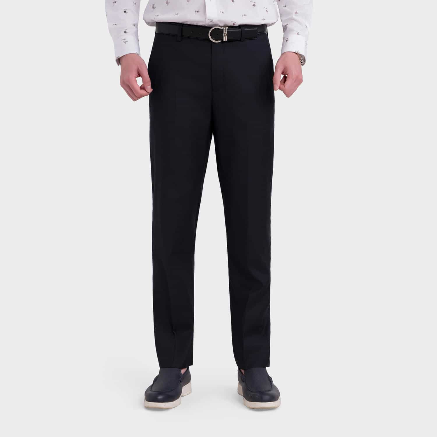 Quần Âu Nam Kẻ Wool Aristino Business 1TR210S0H2