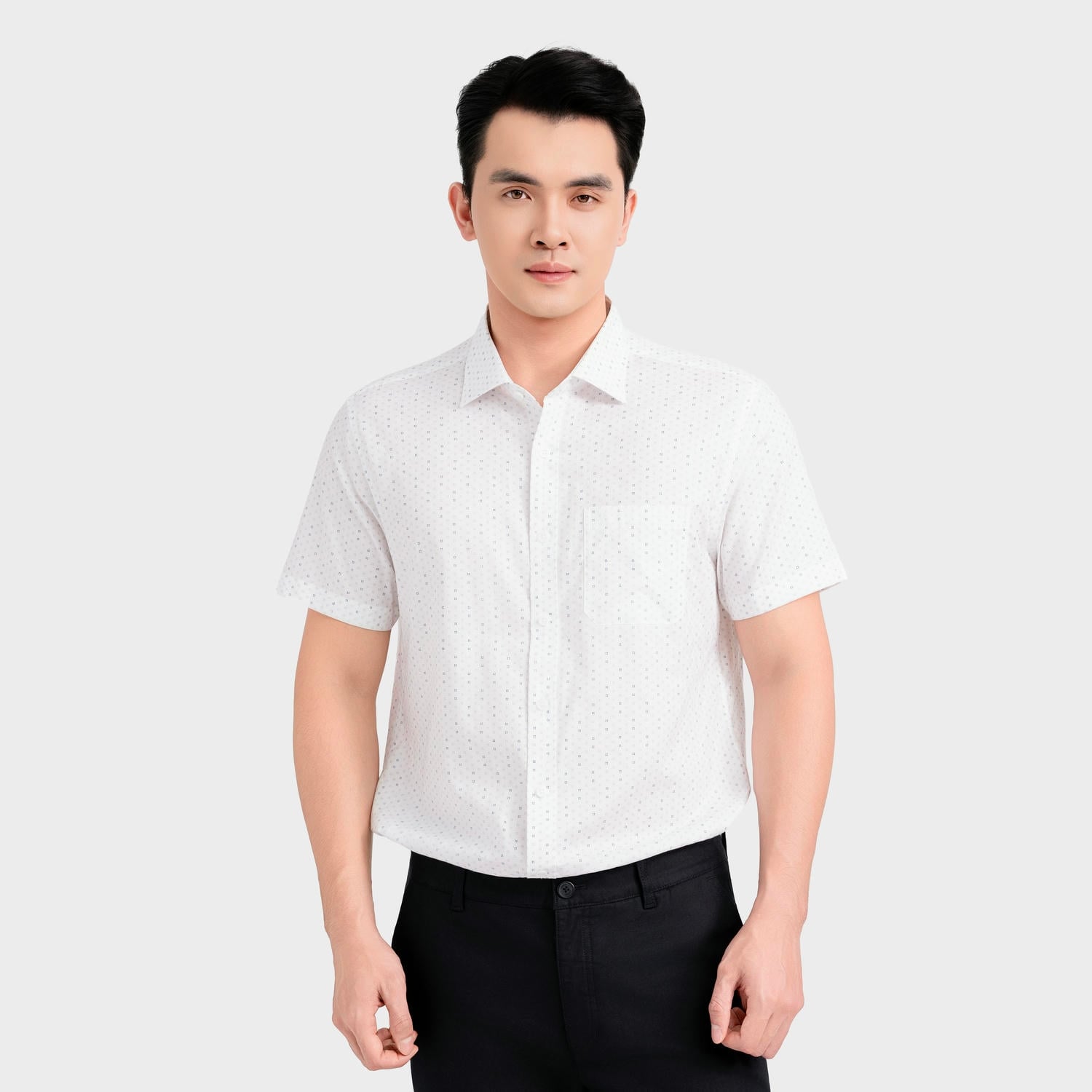 Áo Sơ Mi Nam Họa Tiết Aristino Business Perfect Fit 1SS069AS2
