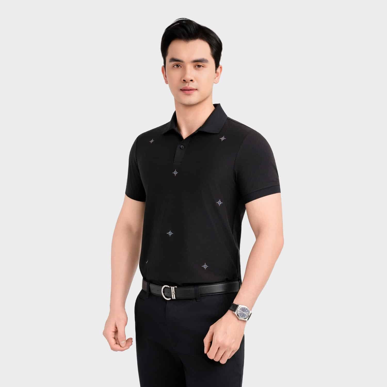 Áo Polo Nam Embroidery Aristino Slim APS012FAH2