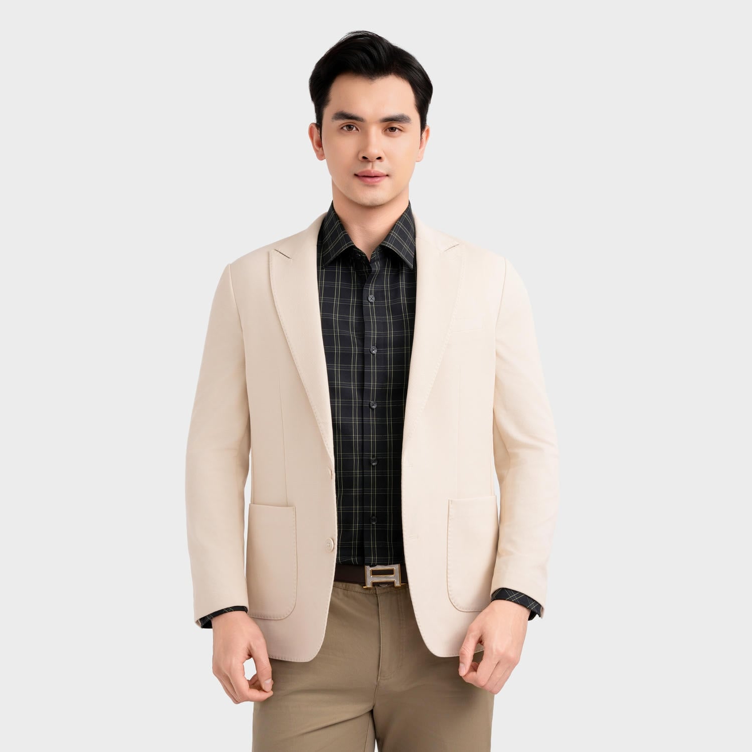 Áo Blazer Nam Melange Aristino Premio ABZ0090S0