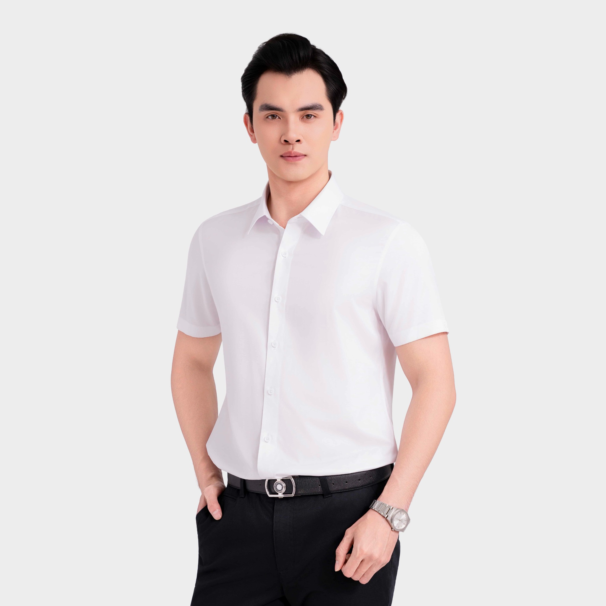 Áo Sơ Mi Nam Bamboo Aristino Slim Fit ASSR12S